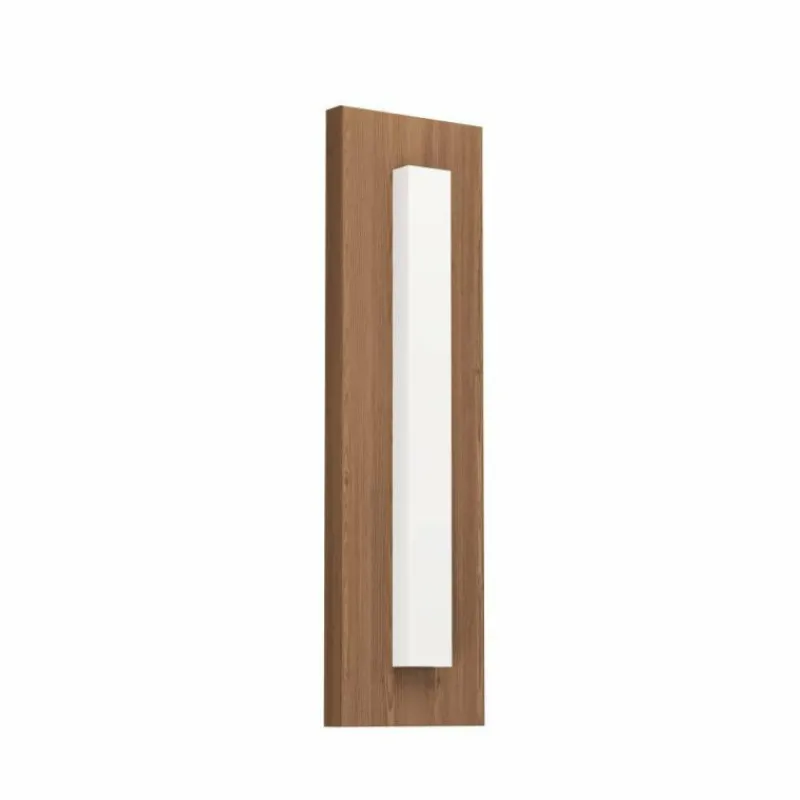 Lampes En Bois-Luminaires Eglo Applique murale d'extérieur Eglo BITETTO LED Couleur bois, 1 lumière