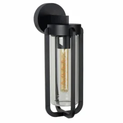 Luminaires Lucide Applique murale d'extérieur Lucide GARLAND Noir, 1 lumière