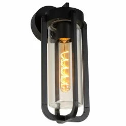 Luminaires Lucide Applique murale d'extérieur Lucide GARLAND Noir, 1 lumière