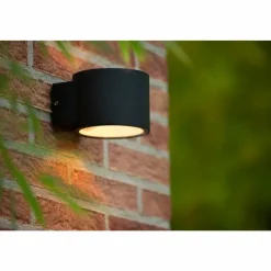 Luminaires Lucide Applique murale d'extérieur Lucide OXFORD Noir, 1 lumière