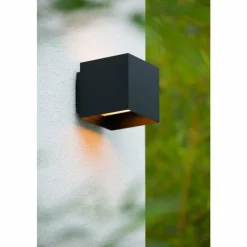 Luminaires Lucide Applique murale d'extérieur Lucide EXETER Noir, 1 lumière