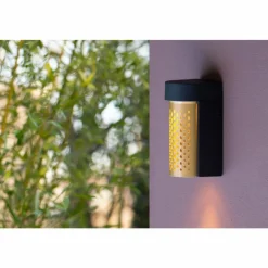 Lampes Dorées-Luminaires Lucide Applique murale d'extérieur Lucide KIRAN LED Noir, 1 lumière