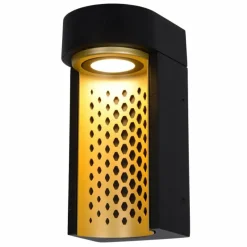 Lampes Dorées-Luminaires Lucide Applique murale d'extérieur Lucide KIRAN LED Noir, 1 lumière