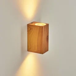 Lampes En Bois-hofstein Applique murale d'extérieur Skaabu Couleur bois, 2 lumières