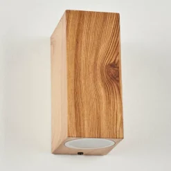 Lampes En Bois-hofstein Applique murale d'extérieur Skaabu Couleur bois, 2 lumières