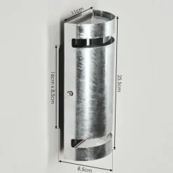 hofstein Applique murale d'extérieur Maturin Zingué, 2 lumières