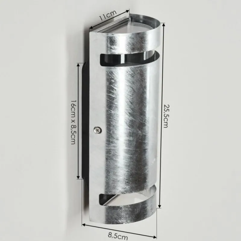 hofstein Applique murale d'extérieur Maturin Zingué, 2 lumières