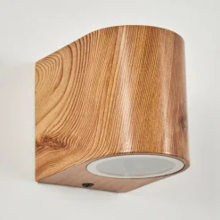 Lampes En Bois-hofstein Applique murale d'extérieur Skaabu Couleur bois, 1 lumière