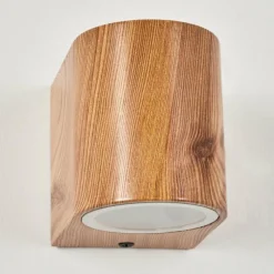 Lampes En Bois-hofstein Applique murale d'extérieur Skaabu Couleur bois, 1 lumière