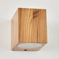 Lampes En Bois-hofstein Applique murale d'extérieur Skaabu Couleur bois, 1 lumière