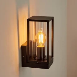 hofstein Applique murale d'extérieur Profundidad Noir, 1 lumière