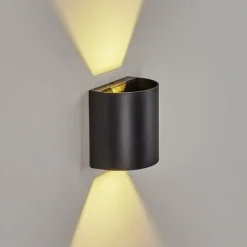 hofstein Applique murale d'extérieur Arteaga LED Noir, 1 lumière