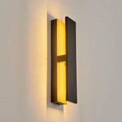 hofstein Applique murale d'extérieur Berna LED Couleur bois, 1 lumière