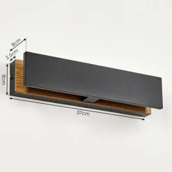 hofstein Applique murale d'extérieur Berna LED Couleur bois, 1 lumière