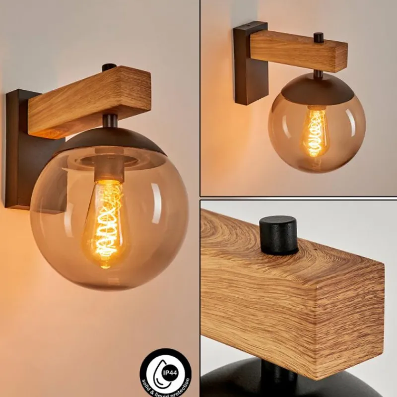 hofstein Applique murale d'extérieur Pampita Couleur bois, 1 lumière