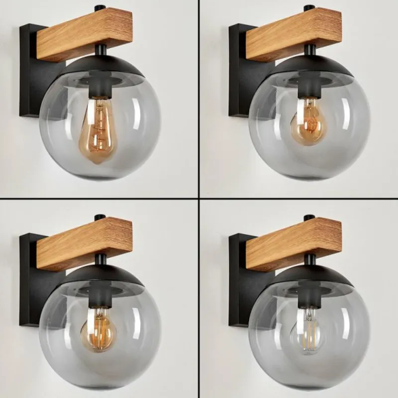 hofstein Applique murale d'extérieur Pampita Couleur bois, 1 lumière