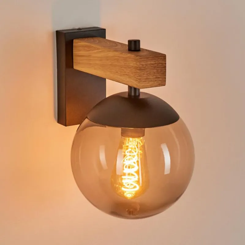 hofstein Applique murale d'extérieur Pampita Couleur bois, 1 lumière