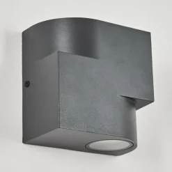 hofstein Applique murale d'extérieur Lolog Anthracite, 2 lumières