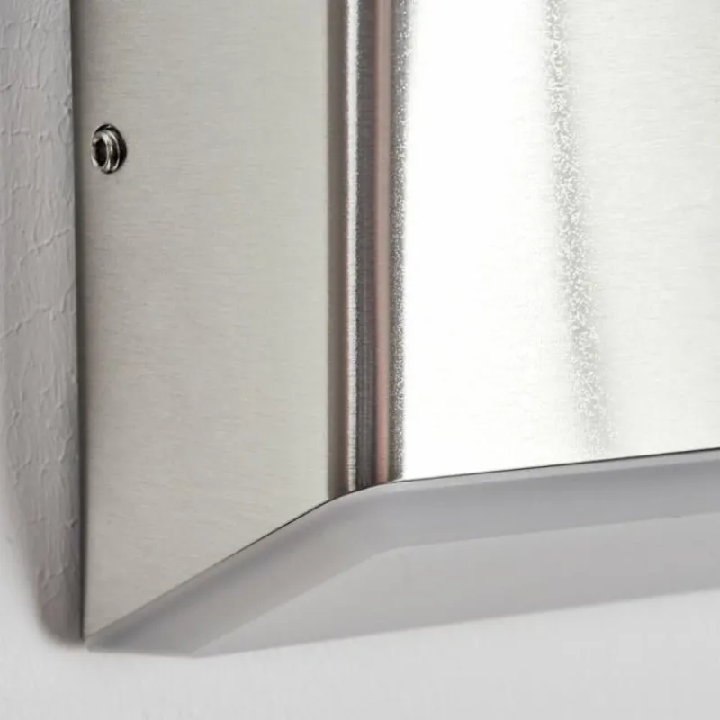 hofstein Applique murale d'extérieur Yobo LED Acier inoxydable, 1 lumière