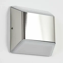 hofstein Applique murale d'extérieur Yobo LED Acier inoxydable, 1 lumière