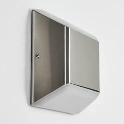 hofstein Applique murale d'extérieur Yobo LED Acier inoxydable, 1 lumière