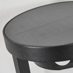 hofstein Applique murale d'extérieur Lokpano LED Noir, 1 lumière, Détecteur de mouvement, Changeur de couleurs