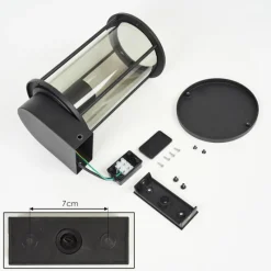 hofstein Applique murale d'extérieur Sumalao Noir, 1 lumière