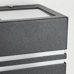 hofstein Applique murale d'extérieur Fokpo LED Noir, 1 lumière