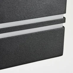 hofstein Applique murale d'extérieur Fokpo LED Noir, 1 lumière