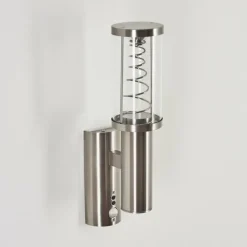 hofstein Applique murale d'extérieur Natalia Acier inoxydable, 2 lumières