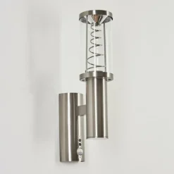 hofstein Applique murale d'extérieur Natalia Acier inoxydable, 2 lumières