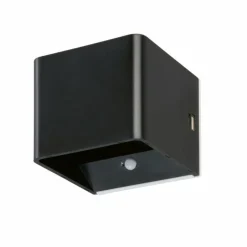 FHL easy Applique murale d'extérieur Magnetics LED Noir, 1 lumière, Détecteur de mouvement* Éclairage Led