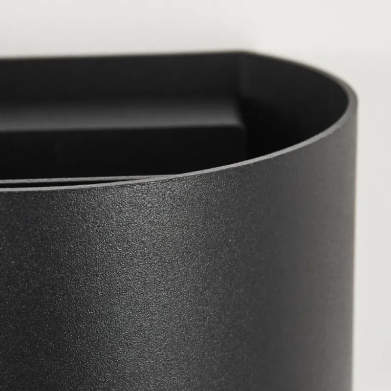 hofstein Applique murale d'extérieur Tamarin LED Noir, 2 lumières