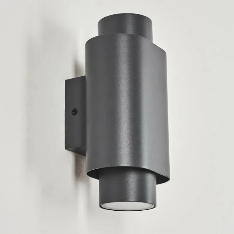 hofstein Applique murale d'extérieur Guampacha Anthracite, 2 lumières