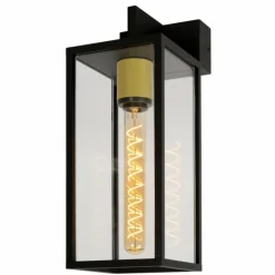 Luminaires Lucide Applique murale d'extérieur Lucide LAURENS Noir, 1 lumière