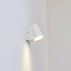 hofstein Applique murale d'extérieur Swisher LED Blanc, 1 lumière