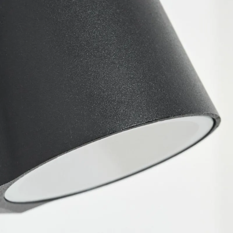 hofstein Applique murale d'extérieur Swisher LED Noir, 1 lumière