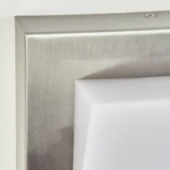 hofstein Applique murale d'extérieur Stearns LED Nickel mat, 1 lumière