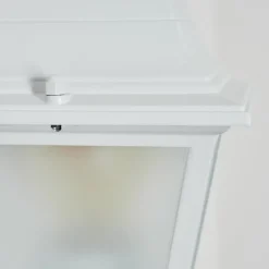 Luminaires Rustiques-hofstein Applique murale d'extérieur Naofe Blanc, 1 lumière