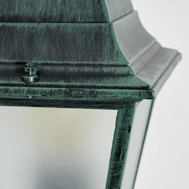 Luminaires Rustiques-hofstein Applique murale d'extérieur Naofe Vert, Noir, 1 lumière