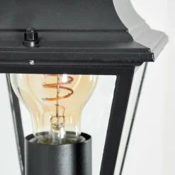 Luminaires Rustiques-hofstein Applique murale d'extérieur Naofe Noir, 1 lumière