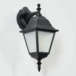 Luminaires Rustiques-hofstein Applique murale d'extérieur Naofe Noir, 1 lumière