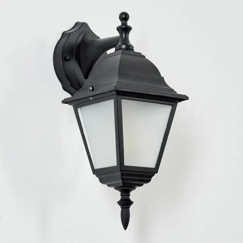 Luminaires Rustiques-hofstein Applique murale d'extérieur Naofe Noir, 1 lumière