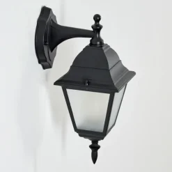 Luminaires Rustiques-hofstein Applique murale d'extérieur Naofe Noir, 1 lumière