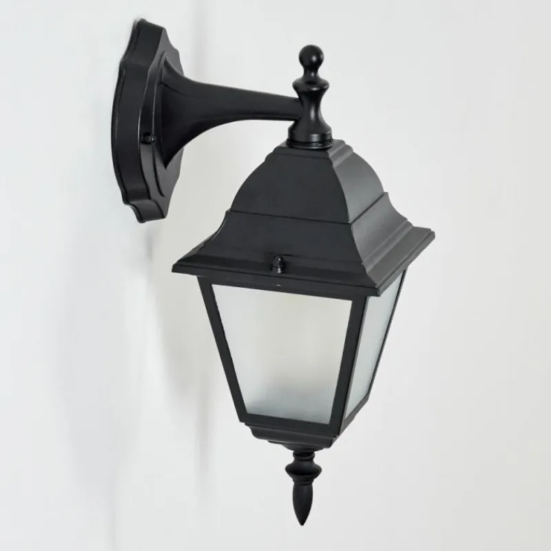 Luminaires Rustiques-hofstein Applique murale d'extérieur Naofe Noir, 1 lumière