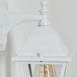 Luminaires Rustiques-hofstein Applique murale d'extérieur Naofe Blanc, 1 lumière