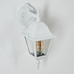 Luminaires Rustiques-hofstein Applique murale d'extérieur Naofe Blanc, 1 lumière