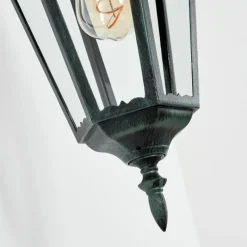 Luminaires Rustiques-hofstein Applique murale d'extérieur Hongkong Vert, Noir, 1 lumière