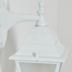 Luminaires Rustiques-hofstein Applique murale d'extérieur Naofe Blanc, 1 lumière