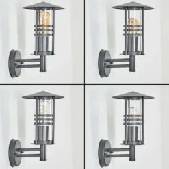 hofstein Applique murale d'extérieur Forli Anthracite, 1 lumière